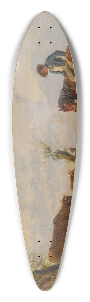 Rosa Bonheur - In the Meadow 39.3 inch art pintail longboard deck