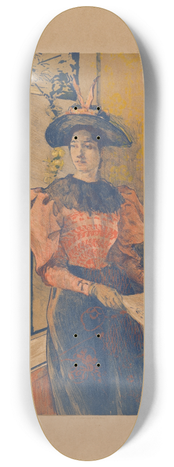 Alexandre Lunois - LIllumination 8.25 inch art skate deck