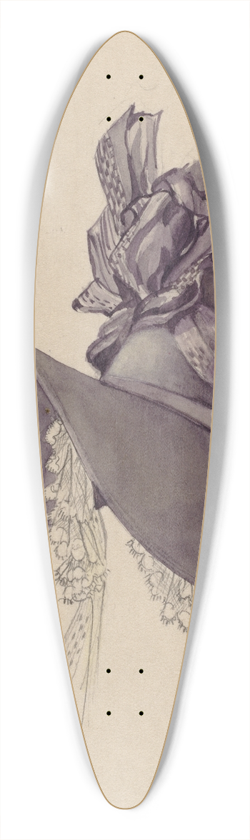 Rosalia Lane - Bonnet 39.3 inch art pintail longboard deck