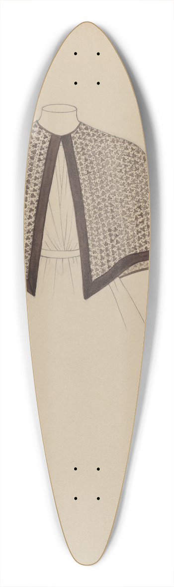 Rosalia Lane - Cape 39.3 inch art pintail longboard deck