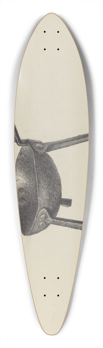 Roy Weber - Sauce Pan 39.3 inch art pintail longboard deck