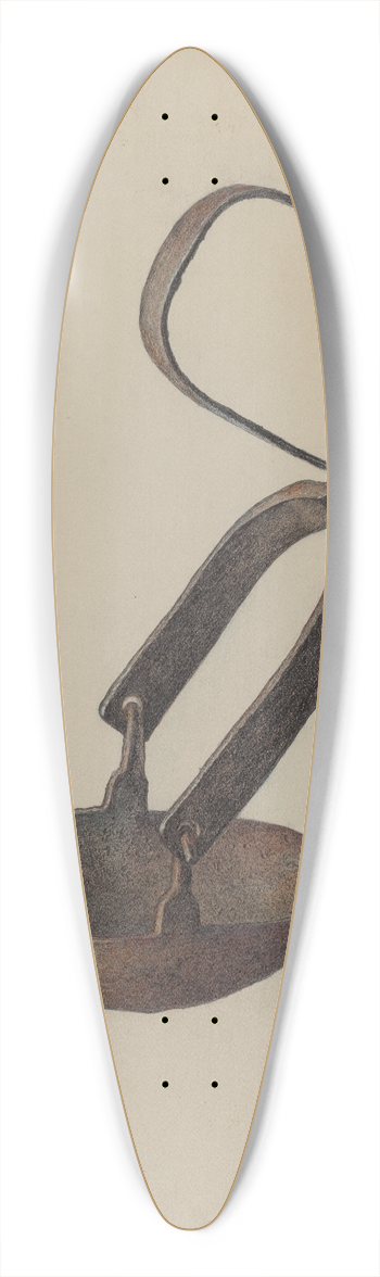 Roy Weber - Swinging Lamp 39.3 inch art pintail longboard deck