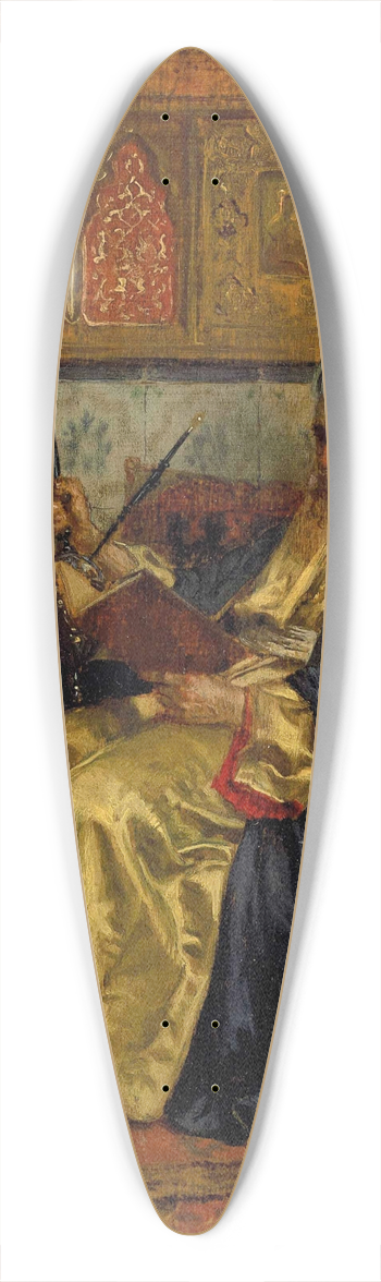 Rudolf Ernst - An Arab scholar 39.3 inch art pintail longboard deck