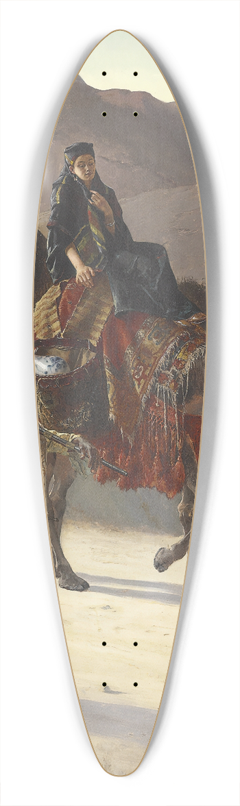 Rudolf Ernst - LEscorte 39.3 inch art pintail longboard deck