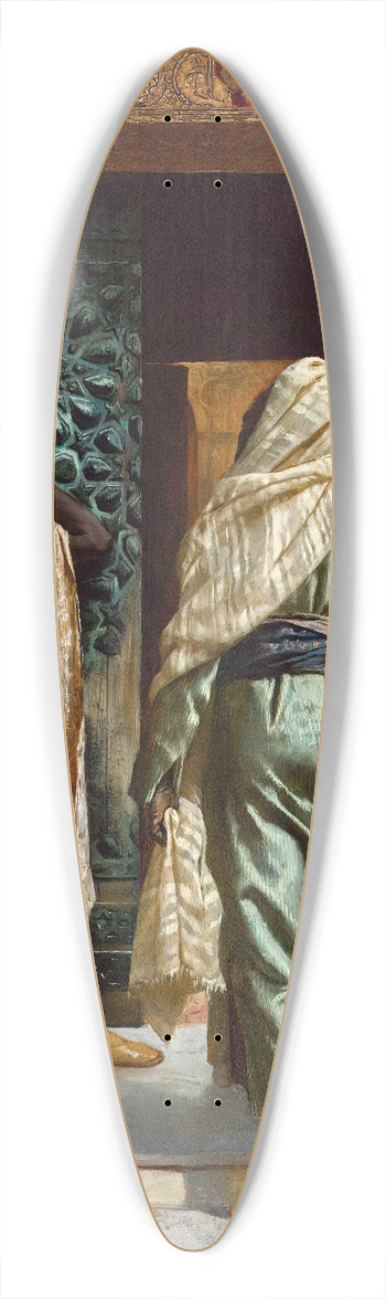 Rudolf Ernst - The Dozing Guard 39.3 inch art pintail longboard deck
