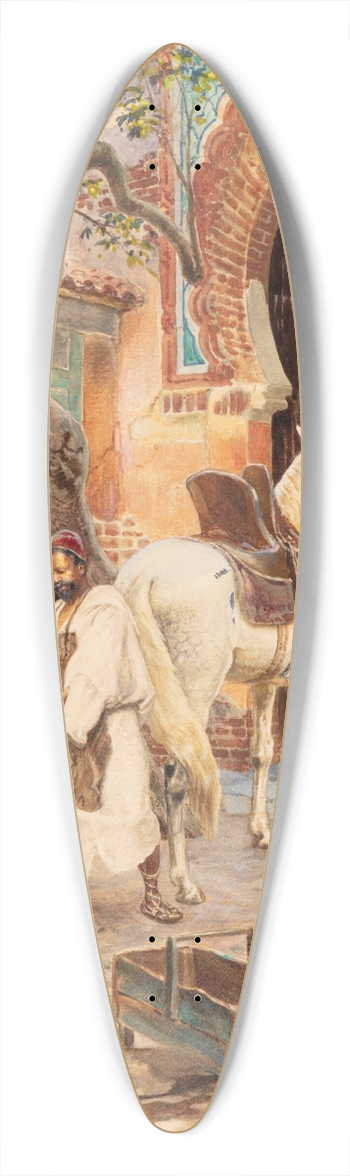 Rudolf Ernst - The Farrier 39.3 inch art pintail longboard deck
