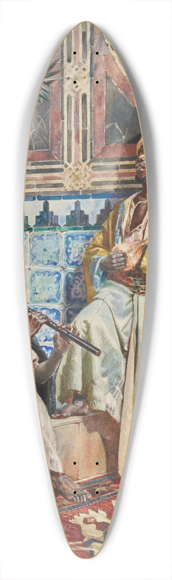 Rudolf Ernst - The Musicians 39.3 inch art pintail longboard deck