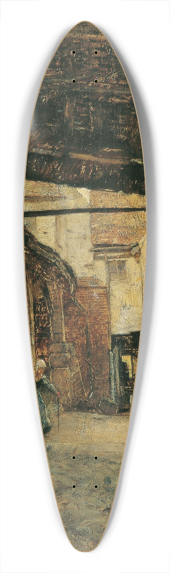 Rudolf Ribarz - Hof 39.3 inch art pintail longboard deck
