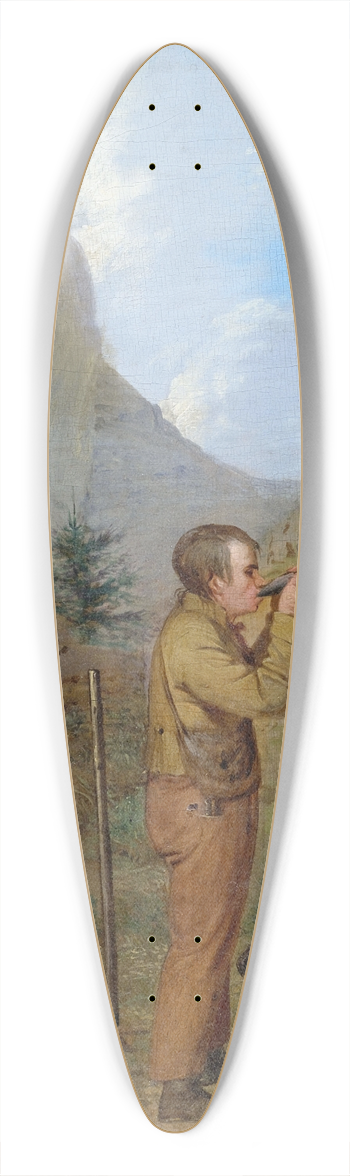 Rudolf Swoboda - Herren Purgstall bey der Rast 39.3 inch art pintail longboard deck