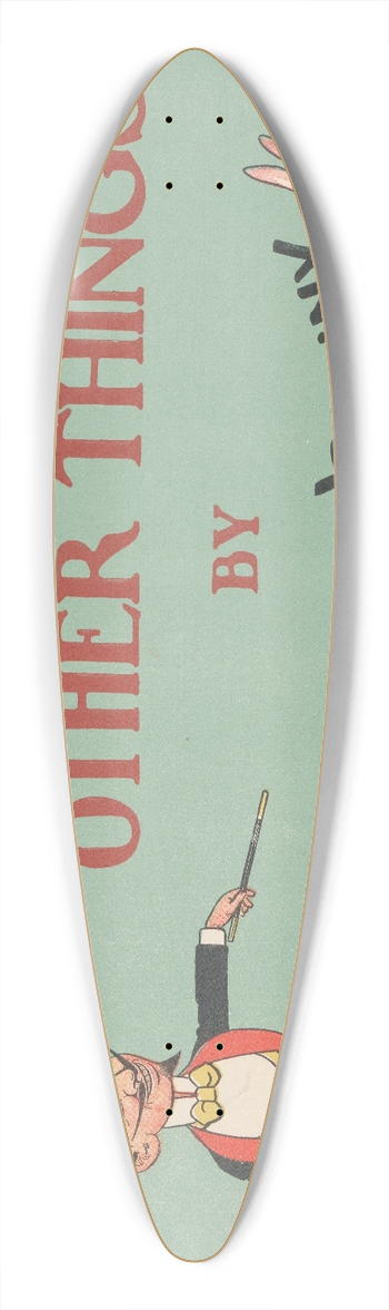 Rupert Bunny - Vaudvilles and other things by Bunny 39.3 inch art pintail longboard deck