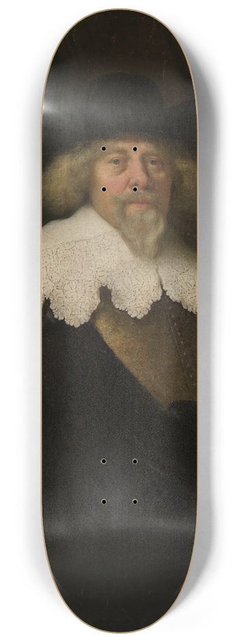 Govaert Flinck - Portrait of a gentleman 8.25 inch art skate deck