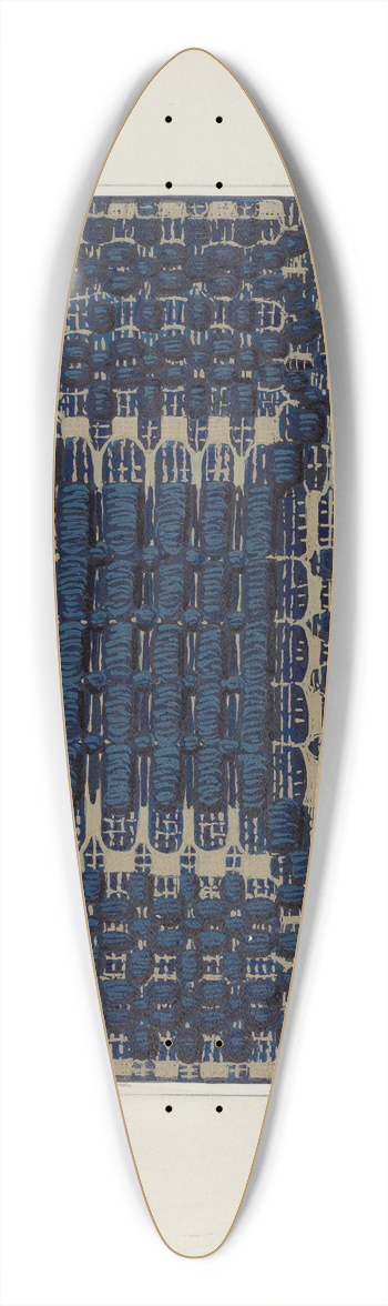 Ruth M. Barnes - Coverlet (Detail) 39.3 inch art pintail longboard deck