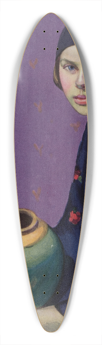 Ruth Murchison - A Dutch treat 39.3 inch art pintail longboard deck
