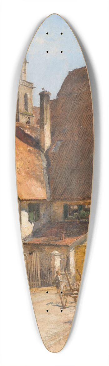 Samuel Brunner - Dinkelsbhl 39.3 inch art pintail longboard deck