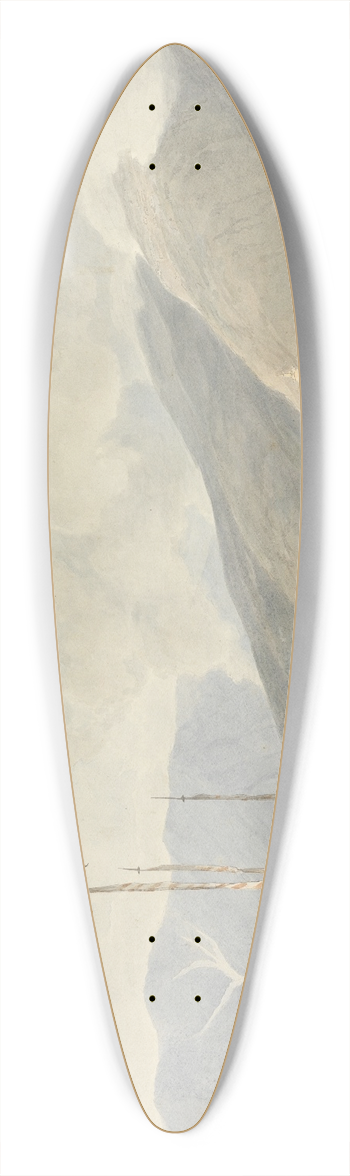 Samuel Davis - Tassisudon 39.3 inch art pintail longboard deck