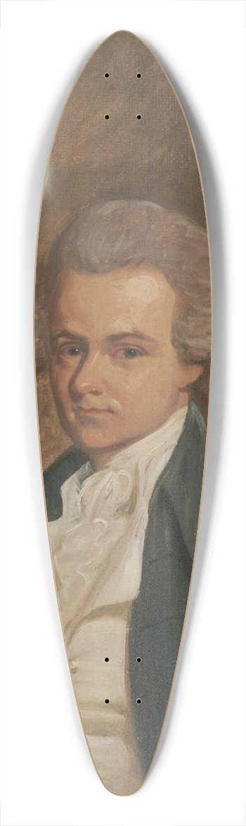 Samuel de Wilde - William Shuttlewood 39.3 inch art pintail longboard deck