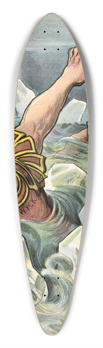 Samuel Ehrhart - Csar up to date 39.3 inch art pintail longboard deck