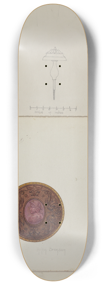 Grace Halpin - Curtain Tie-back 8.25 inch art skate deck