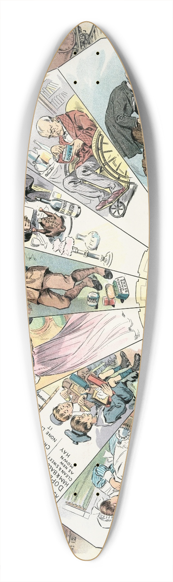 Samuel Ehrhart - The seven ages of dope 39.3 inch art pintail longboard deck