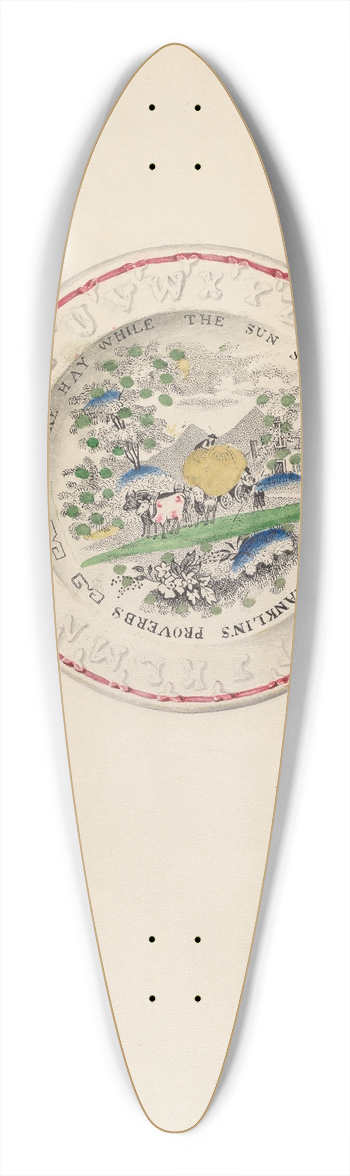 Samuel Faigin - Plate 39.3 inch art pintail longboard deck