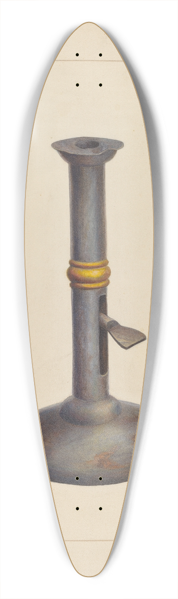 Samuel Fineman - Candlestick 39.3 inch art pintail longboard deck