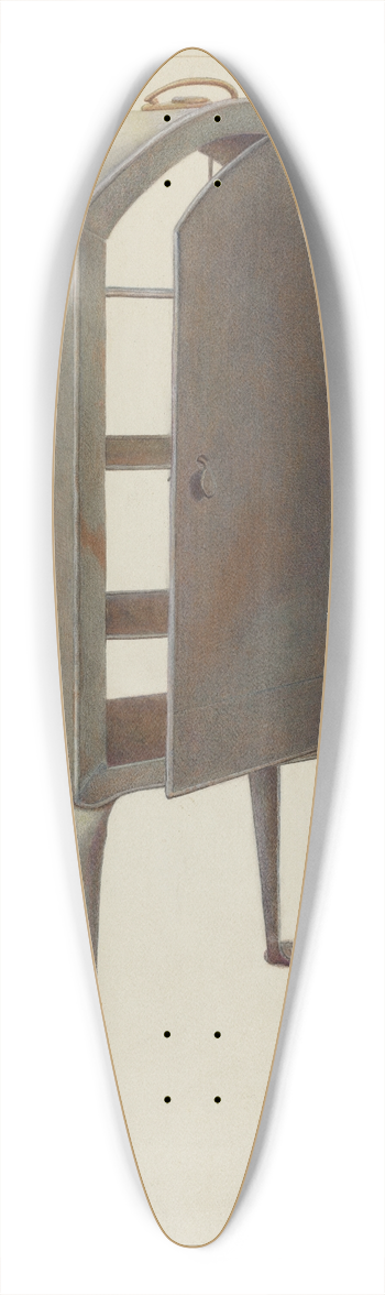 Samuel Fineman - Plate Warmer 39.3 inch art pintail longboard deck