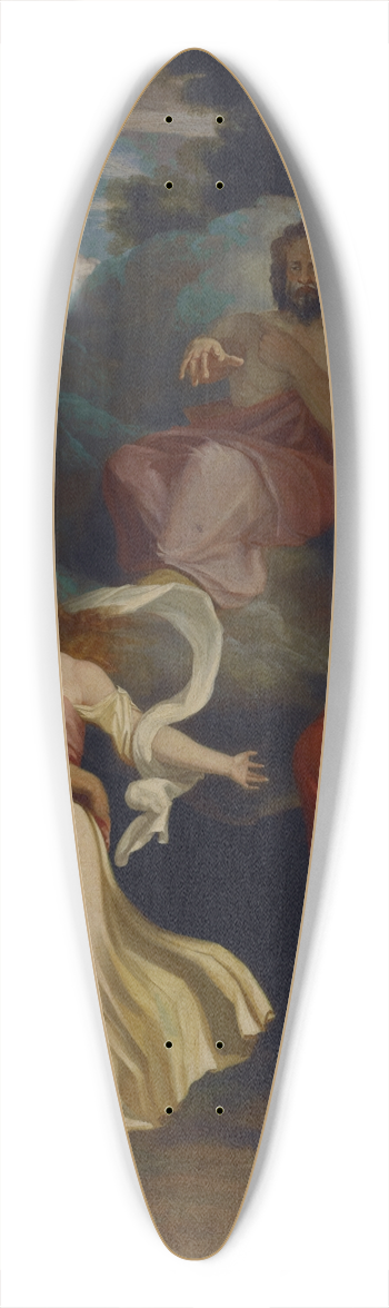 Samuel Finley Breese Morse - The Judgment ofJupiter 39.3 inch art pintail longboard deck