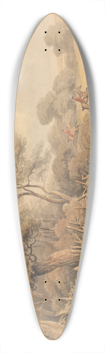 Samuel Howitt - Foxhunting; Stopping Hounds That Have Changed 39.3 inch art pintail longboard deck