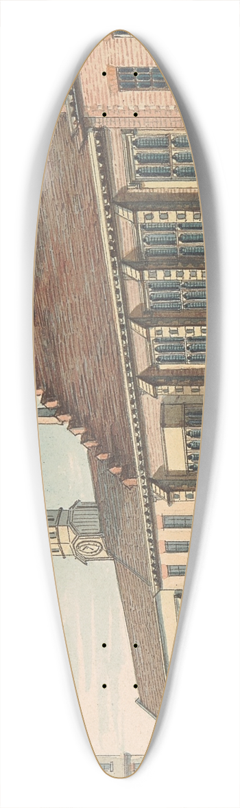 Samuel Ireland - Grays Inn 39.3 inch art pintail longboard deck