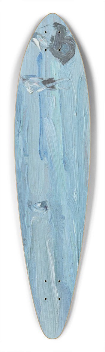 Samuel John Peploe - Paris Plage 39.3 inch art pintail longboard deck