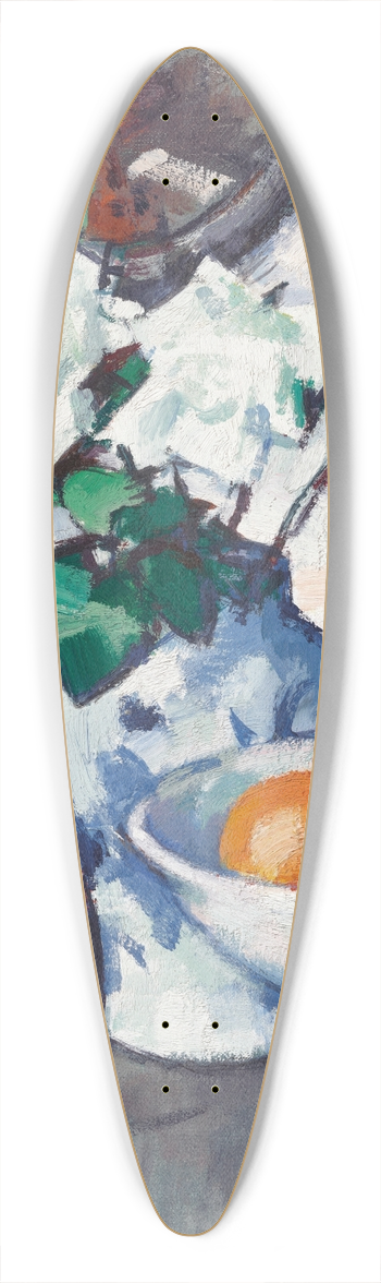 Samuel John Peploe - White Roses 39.3 inch art pintail longboard deck
