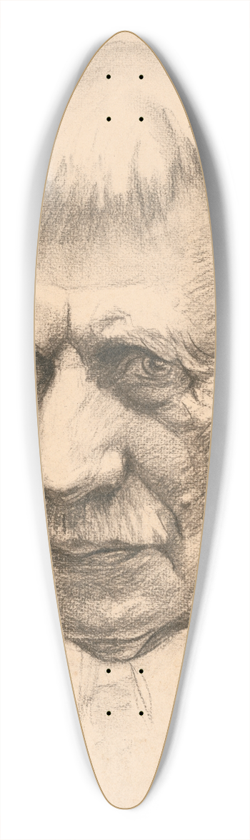 Samuel Johnson Woolf - Elihu Root 39.3 inch art pintail longboard deck
