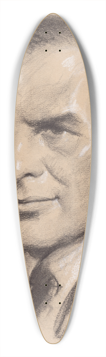 Samuel Johnson Woolf - George N. Peek 39.3 inch art pintail longboard deck