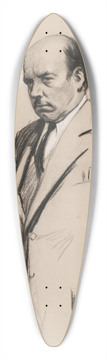 Samuel Johnson Woolf - Igor Ivanovich Sikorsky 39.3 inch art pintail longboard deck