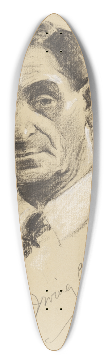 Samuel Johnson Woolf - Irving Berlin 39.3 inch art pintail longboard deck