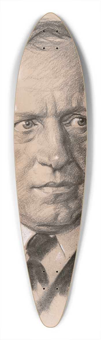 Samuel Johnson Woolf - Kurt Paul Schmitt 39.3 inch art pintail longboard deck