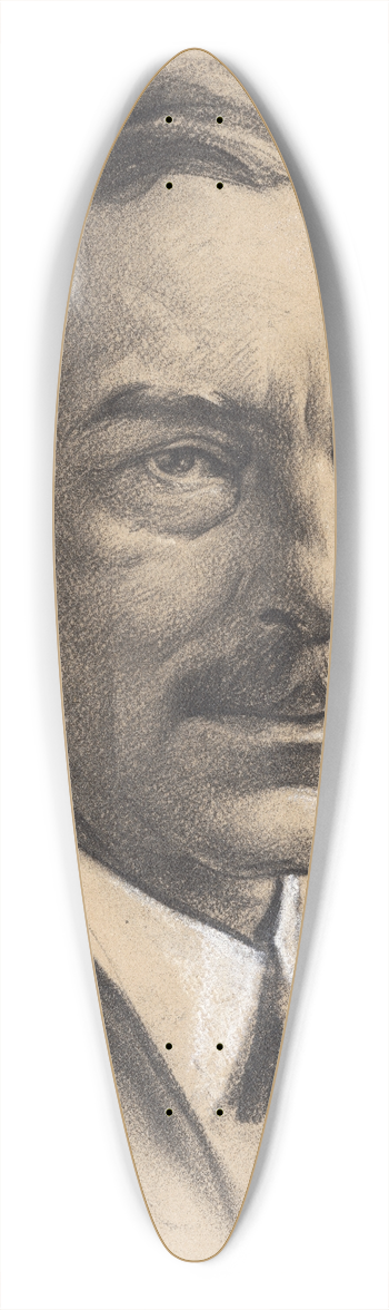 Samuel Johnson Woolf - Sir Ronald Charles Lindsay 39.3 inch art pintail longboard deck