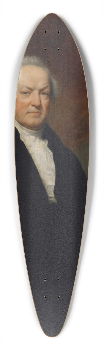 Samuel Lovett Waldo - Frederick Wolcott 39.3 inch art pintail longboard deck