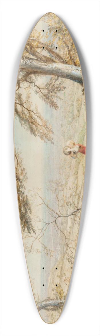 Samuel Palmer - The rustic dinner 39.3 inch art pintail longboard deck
