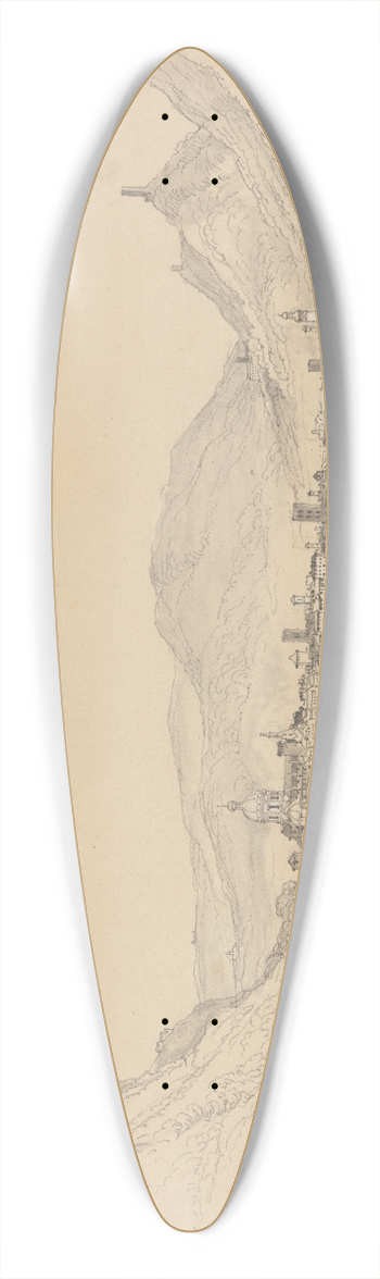 Samuel Prout - Como 39.3 inch art pintail longboard deck