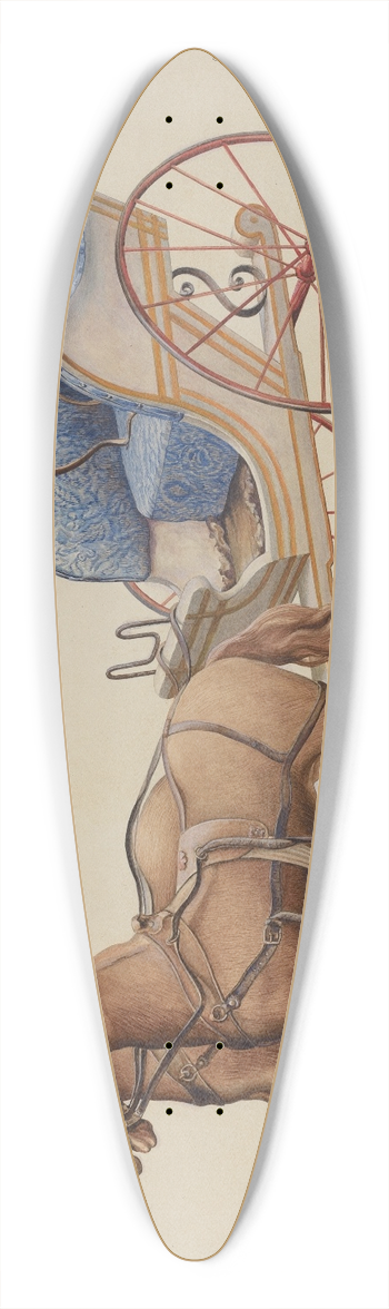 Samuel W. Ford - Doll Carriage 39.3 inch art pintail longboard deck