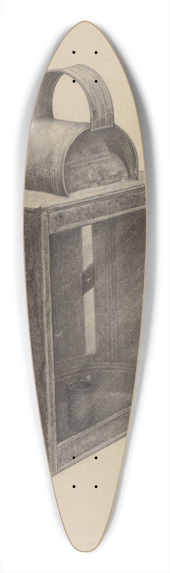 Samuel W. Ford - Hand Lantern 39.3 inch art pintail longboard deck