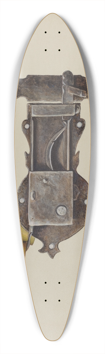 Samuel W. Ford - Lock 39.3 inch art pintail longboard deck