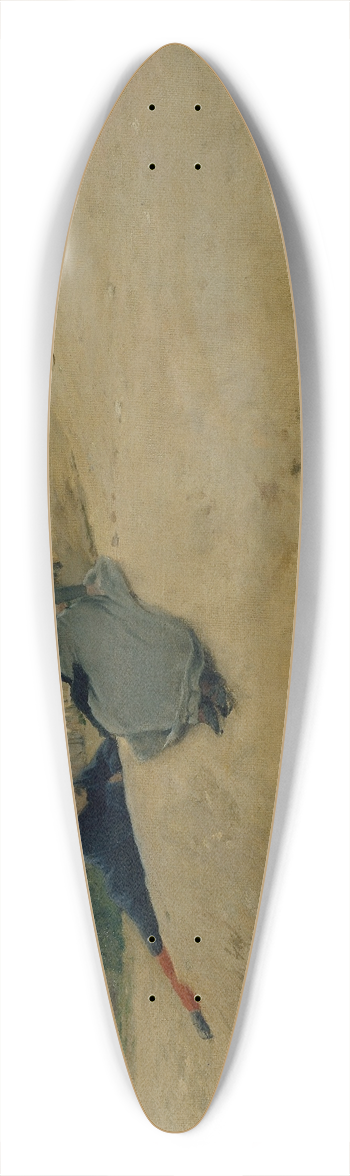 Santiago Rusiol - On Campaign 39.3 inch art pintail longboard deck