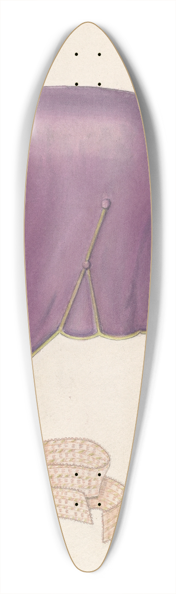 Sara Garfinkel - Bonnet 39.3 inch art pintail longboard deck