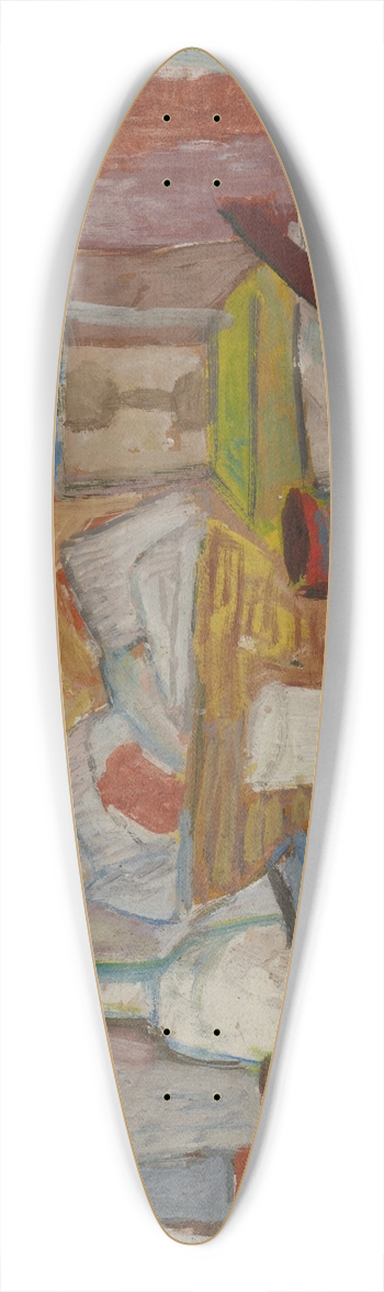 Sasza Blonder - Still Life 39.3 inch art pintail longboard deck