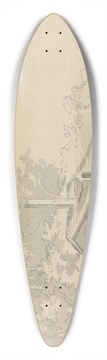 Sawrey Gilpin - A Dwelling 39.3 inch art pintail longboard deck