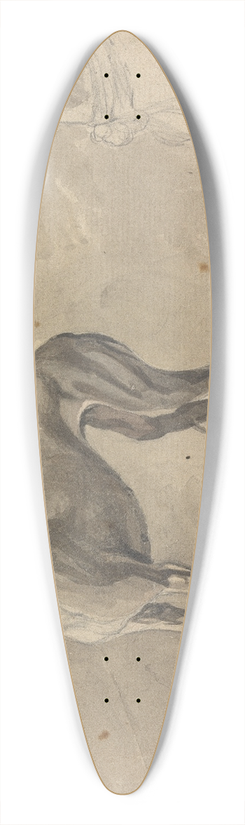 Sawrey Gilpin - A Greyhound 39.3 inch art pintail longboard deck