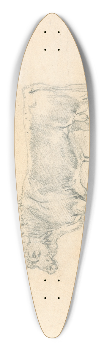 Sawrey Gilpin - Bull 39.3 inch art pintail longboard deck