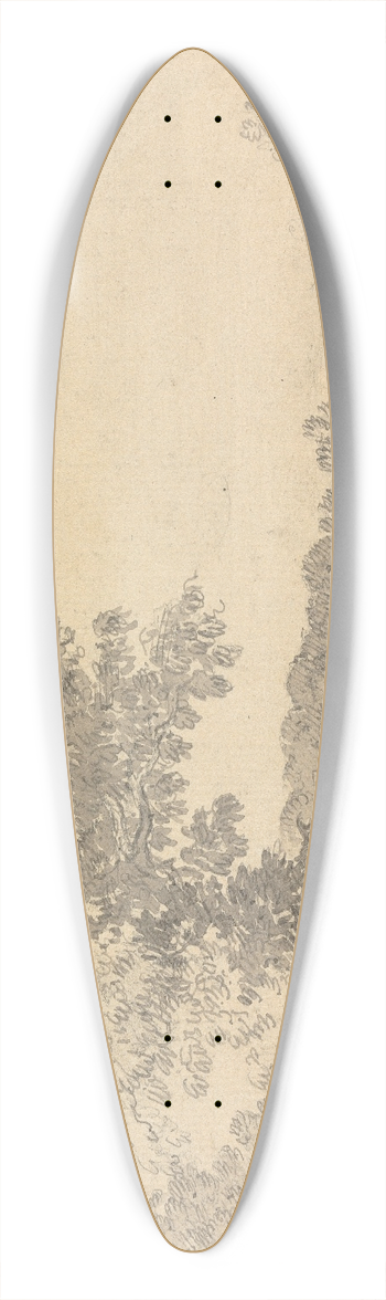 Sawrey Gilpin - Landscape with Deer 39.3 inch art pintail longboard deck